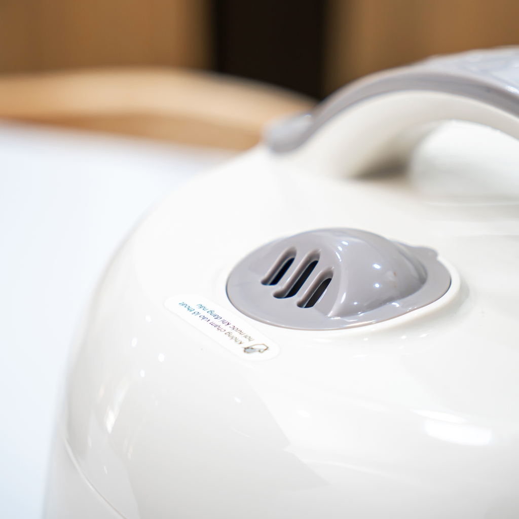 Nồi cơm cơ Hàn Quốc 1.2L, lòng nồi siêu nặng, mâm nhiệt vòng cung