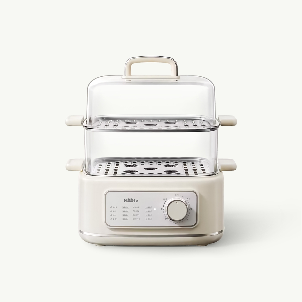 Nồi hấp 3 tầng đa chức năng vỉ inox Haatz, hàng gia dụng nhập khẩu bán sỉ