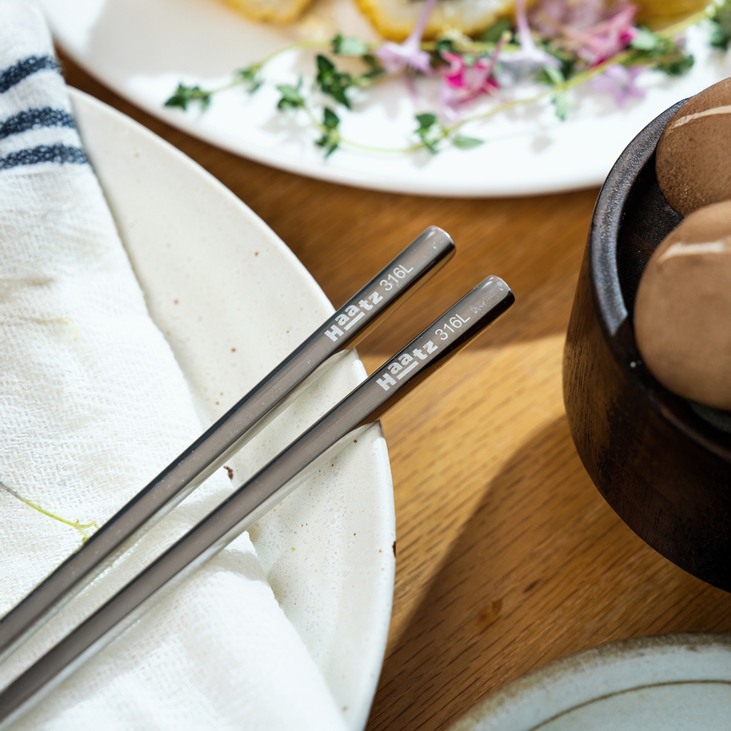 Đũa 5 đôi, Inox 316L siêu bền và an toàn