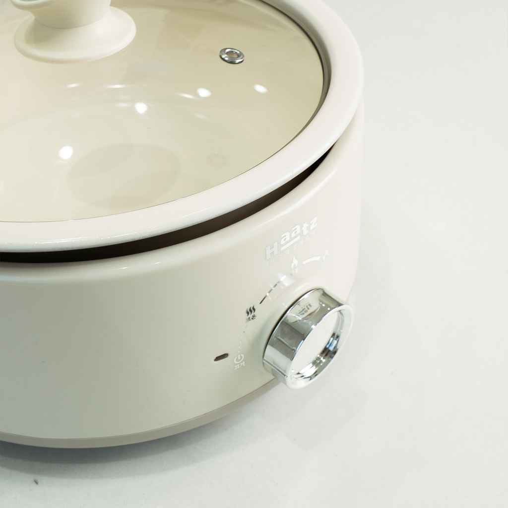 Nồi lẩu điện Hàn Quốc dung tích 5L, lòng gốm tháo rời