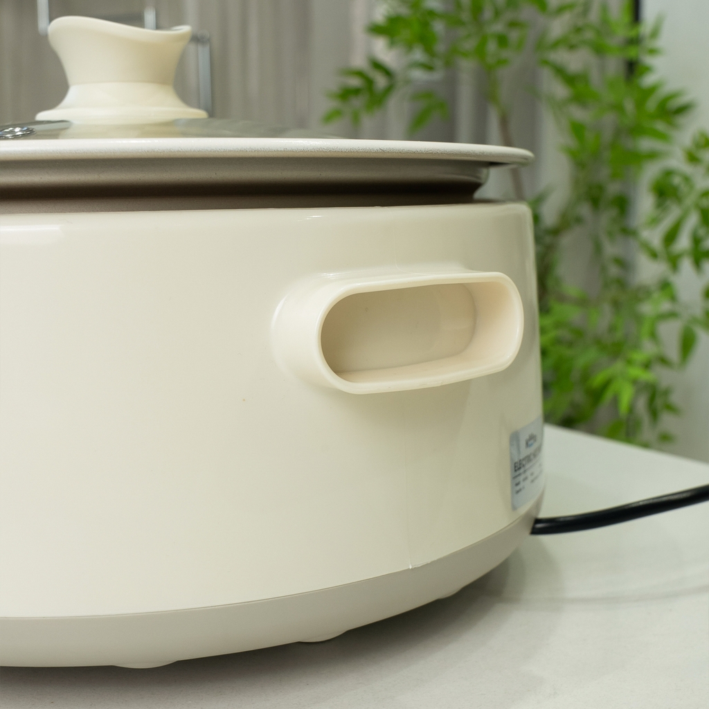 Nồi lẩu điện Hàn Quốc dung tích 5L, lòng gốm tháo rời