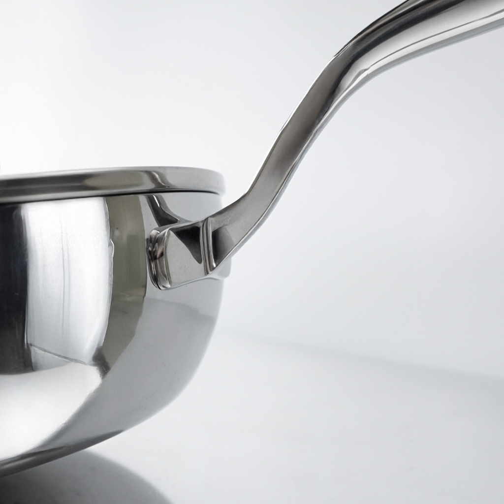 Chảo inox 316 đúc liền khối, sâu lòng, size 28cm