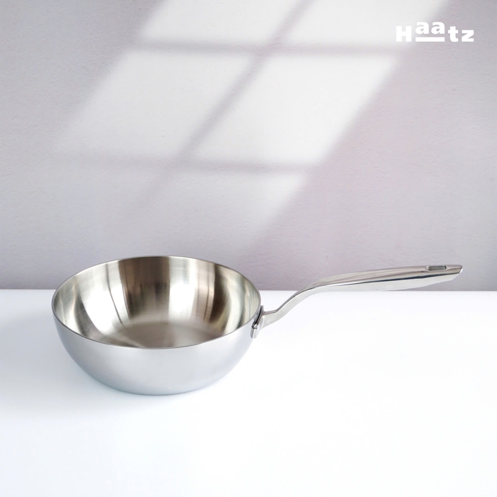 Chảo inox 316 đúc liền khối, sâu lòng, size 26cm