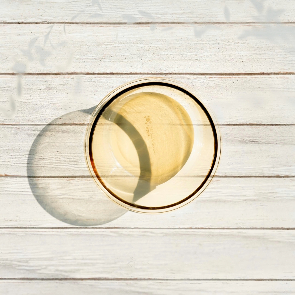 Bộ hộp cơm hổ phách và phụ kiện túi, đũa muỗng