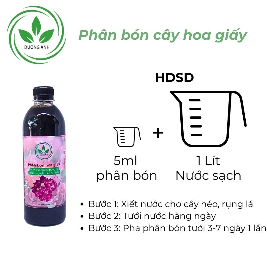 Phân bón hoa giấy | DƯƠNG ANH