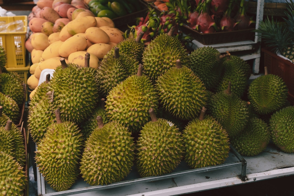 Sầu riêng tại chợ