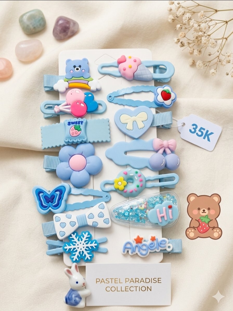 Set kẹp tóc baby