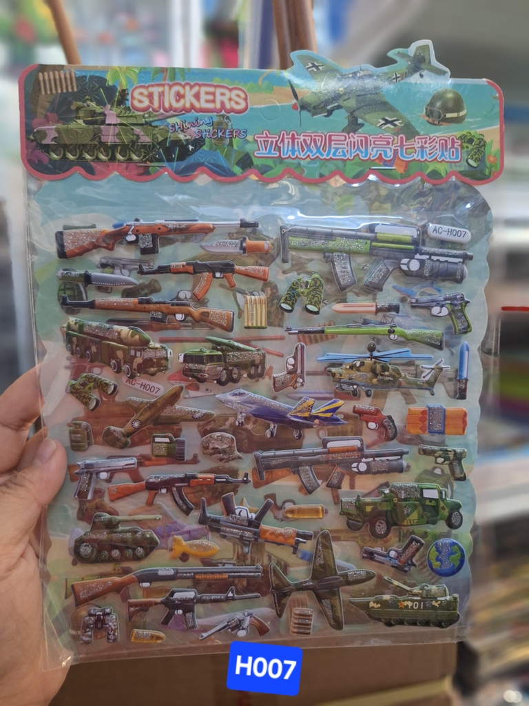hình Sticker nổi  AC
