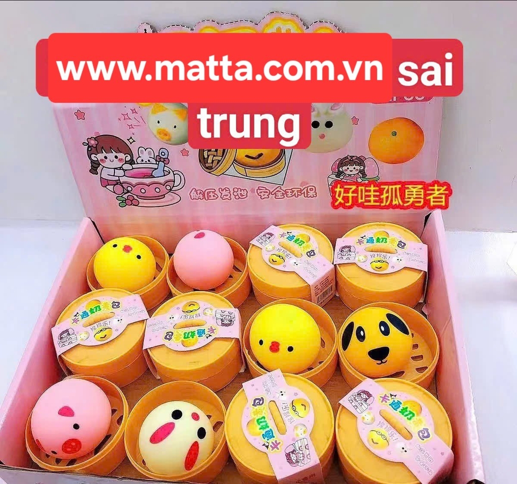 Đồ chơi bánh bao bóp mềm