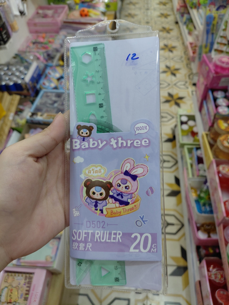Thước bộ dẻo Babythree D502