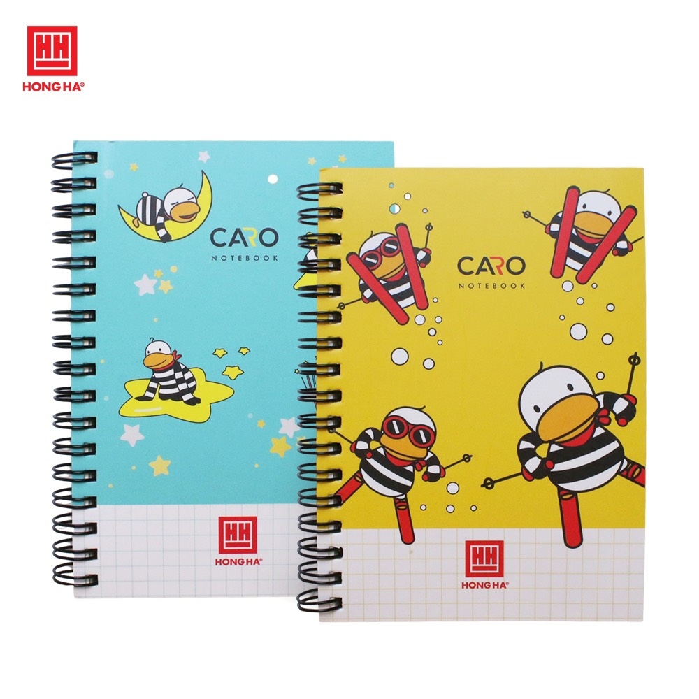 Sổ lò xo caro Hồng Hà