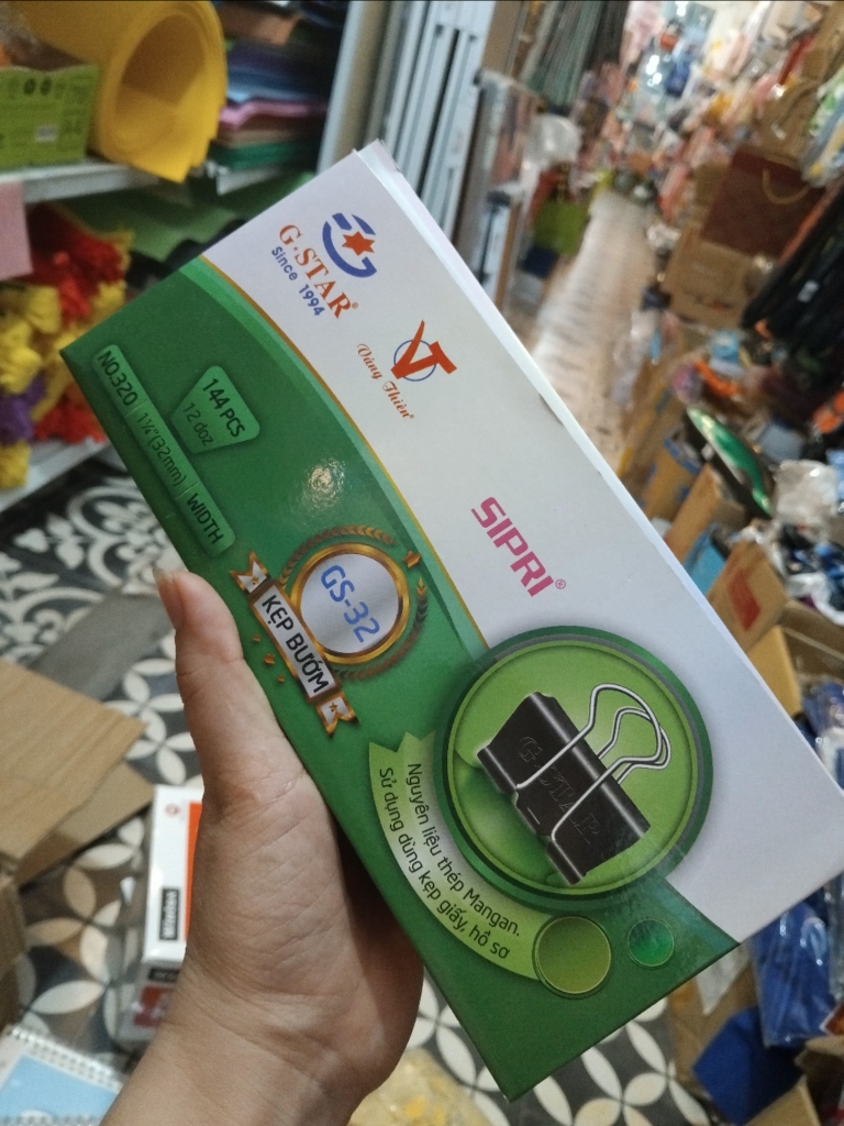 Kẹp bướm đen gstar