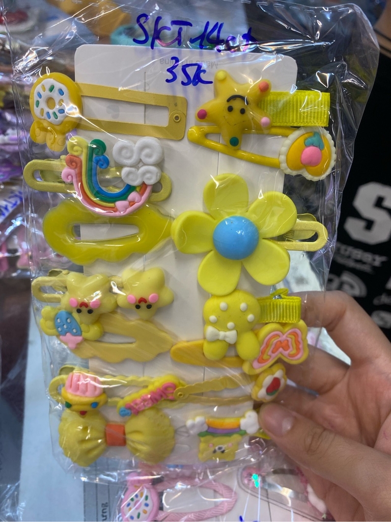 Set kẹp tóc baby