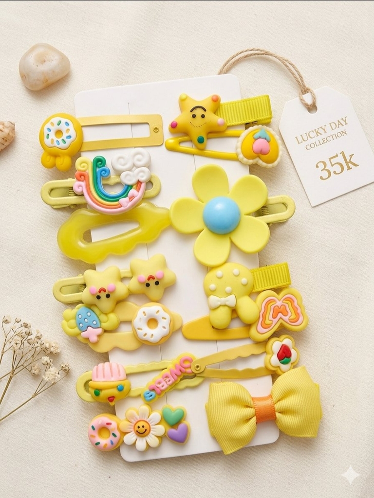 Set kẹp tóc baby