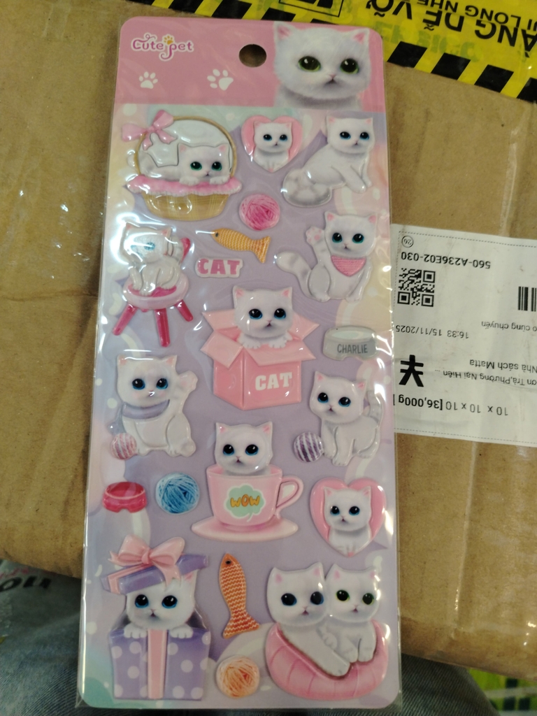 hình Sticker nổi  AC