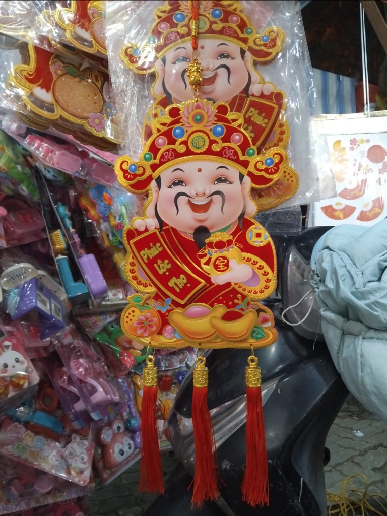 Thần tài trang trí tết