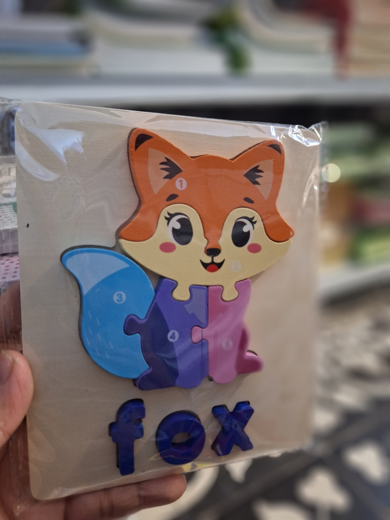 Bảng gỗ ghép động vật