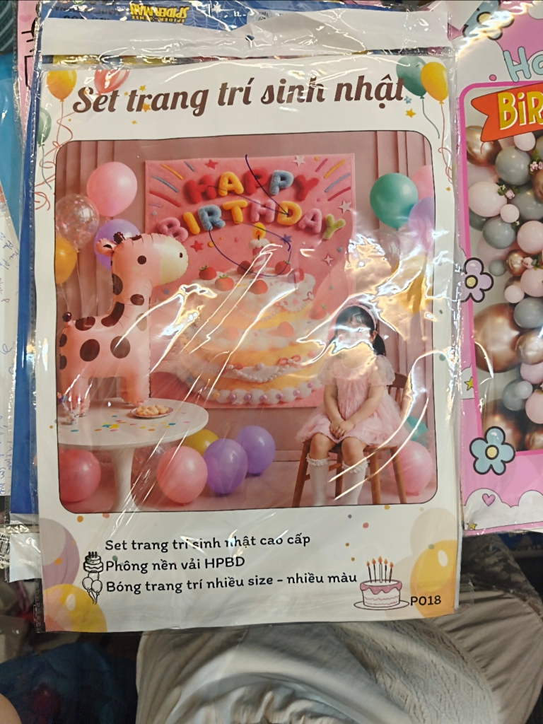 Set trang trí sinh nhật
