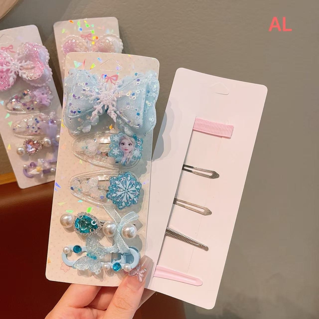 Set kẹp tóc vải baby