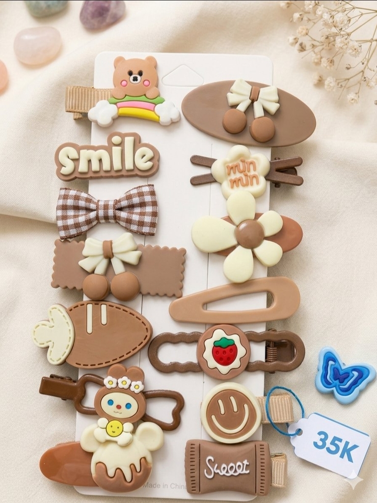 Set kẹp tóc baby