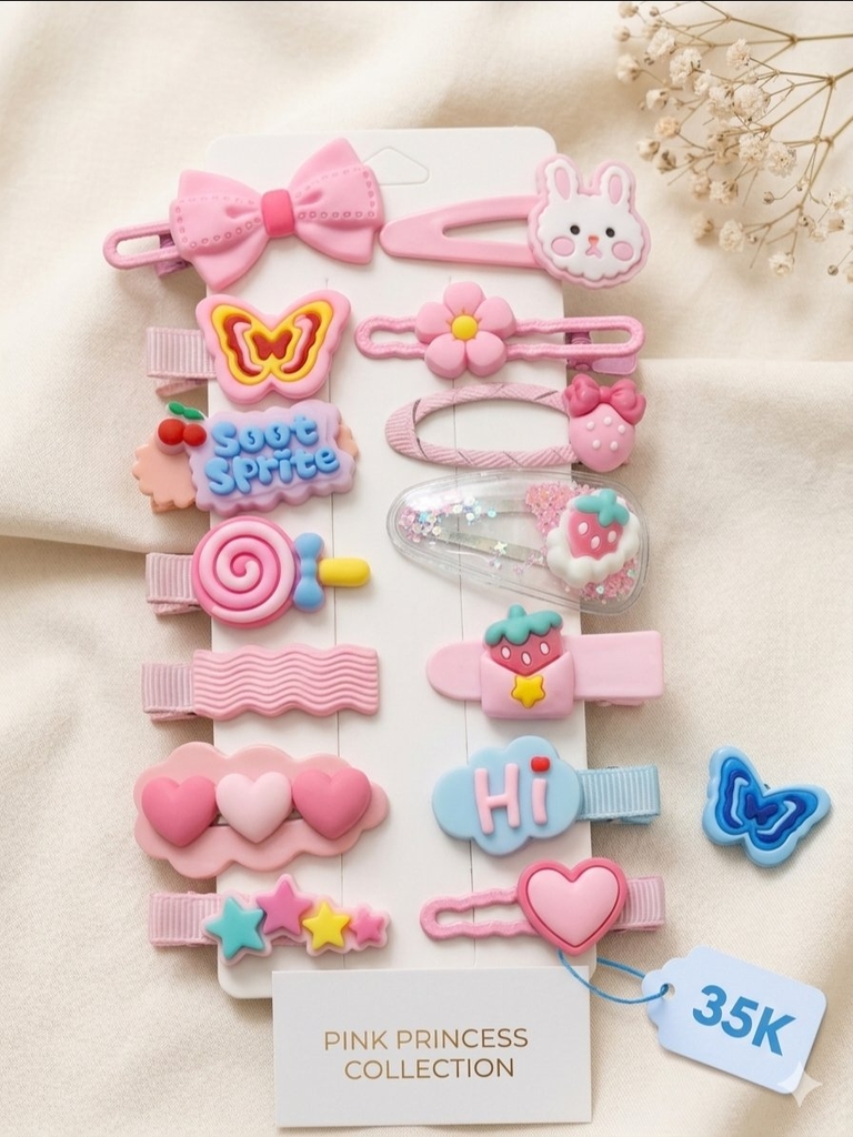 Set kẹp tóc baby