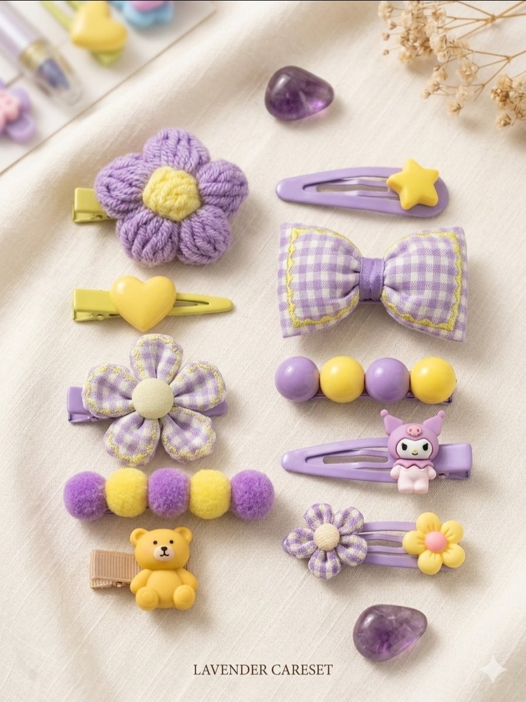 Set kẹp tóc baby