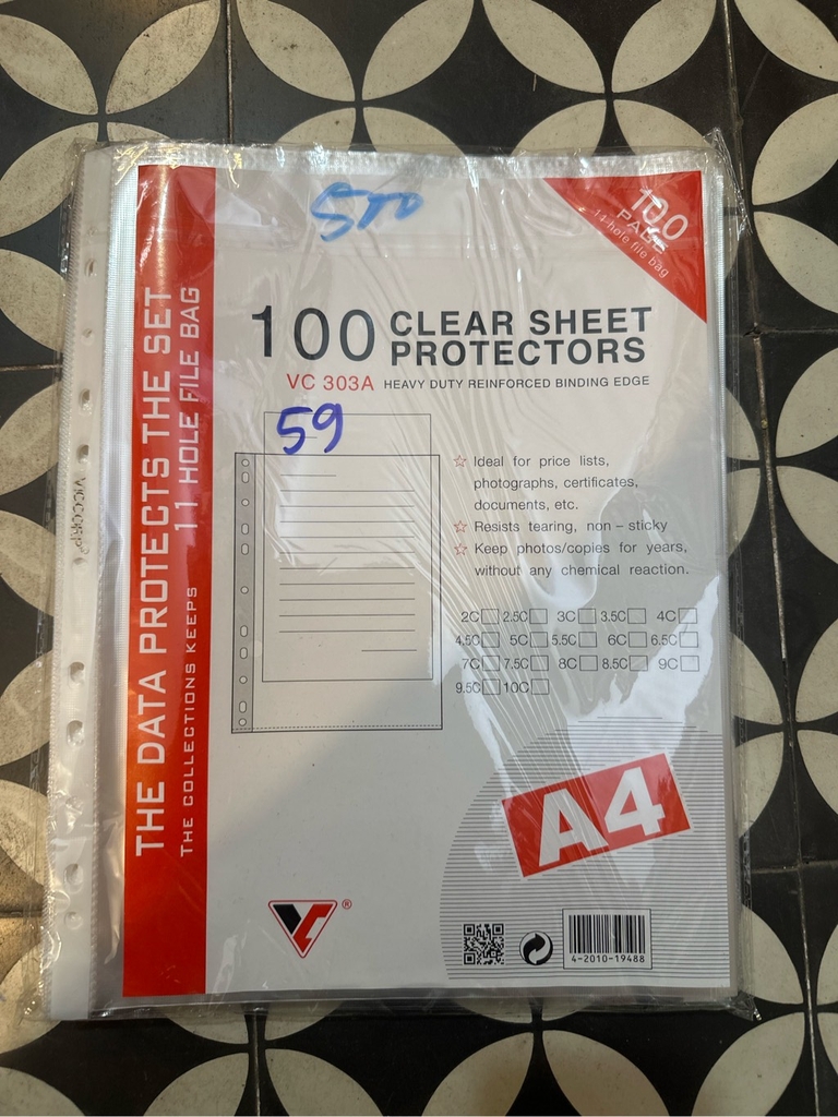 Bìa lỗ xấp 100pcs