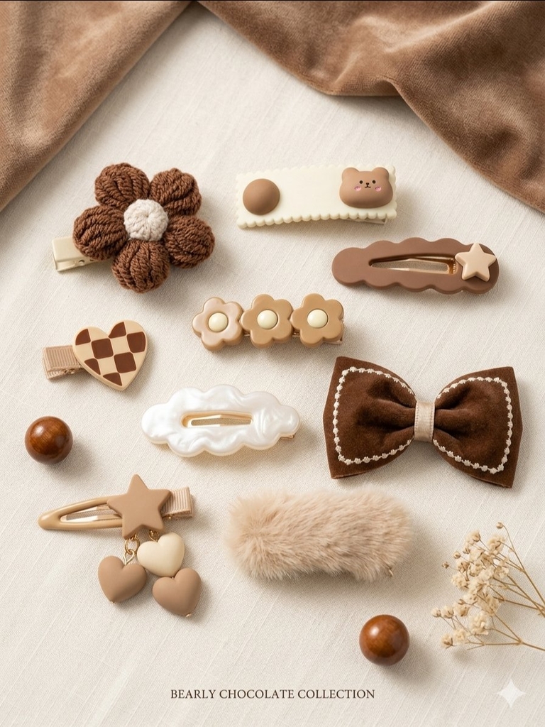 Set kẹp tóc baby