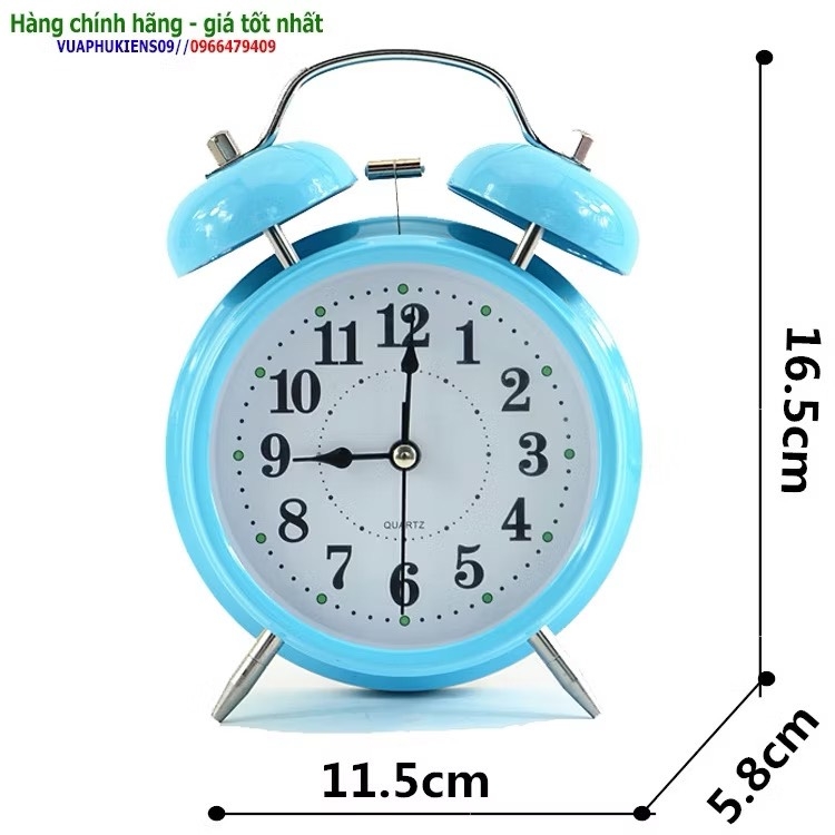 Đồng hồ báo thức sắt