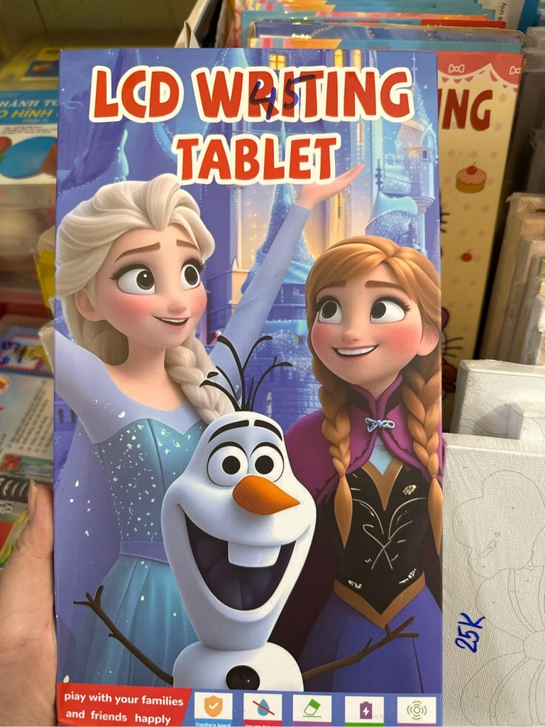 Bảng LCD bấm xoá