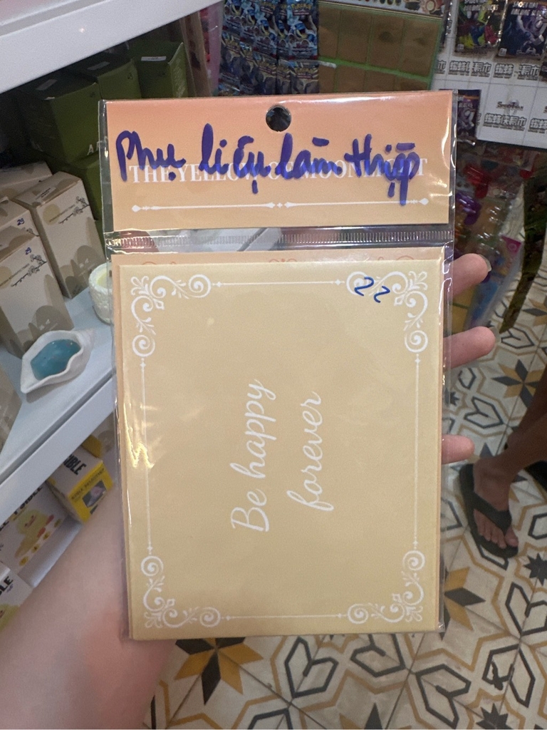 Phụ liệu làm thiệp