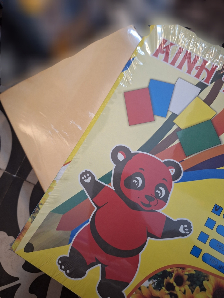 Giấy A4 màu Kinh Thông màu đl 70gms
