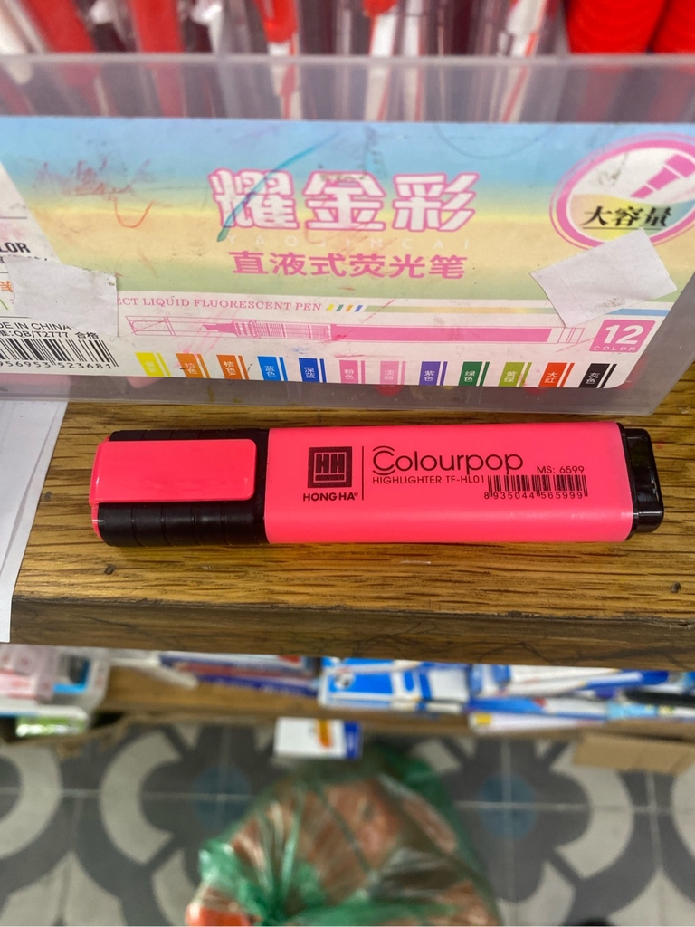 Bút dạ quang Hồng Hà 6599