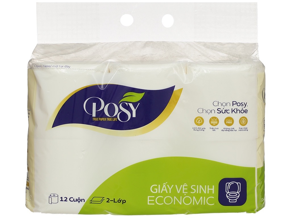 Giấy vệ sinh công nghiệp lớn Watwersik 205m cuộn lớn