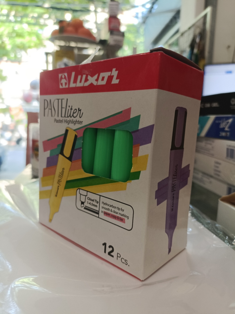 Bút dạ quang Luxor pastel