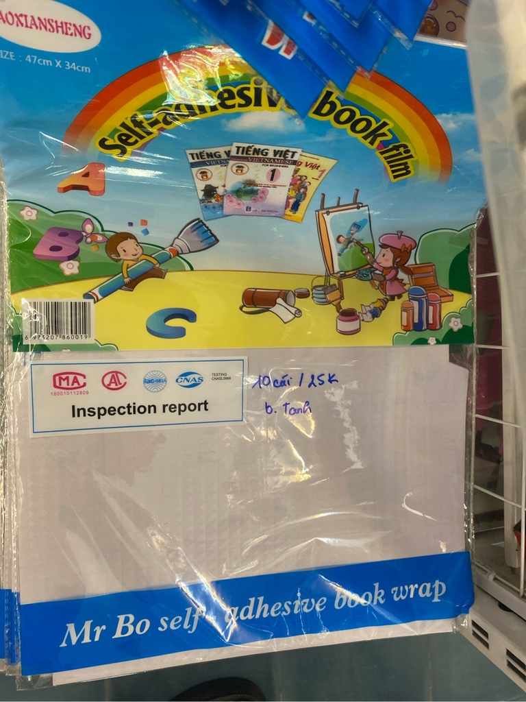 Bao sách decal