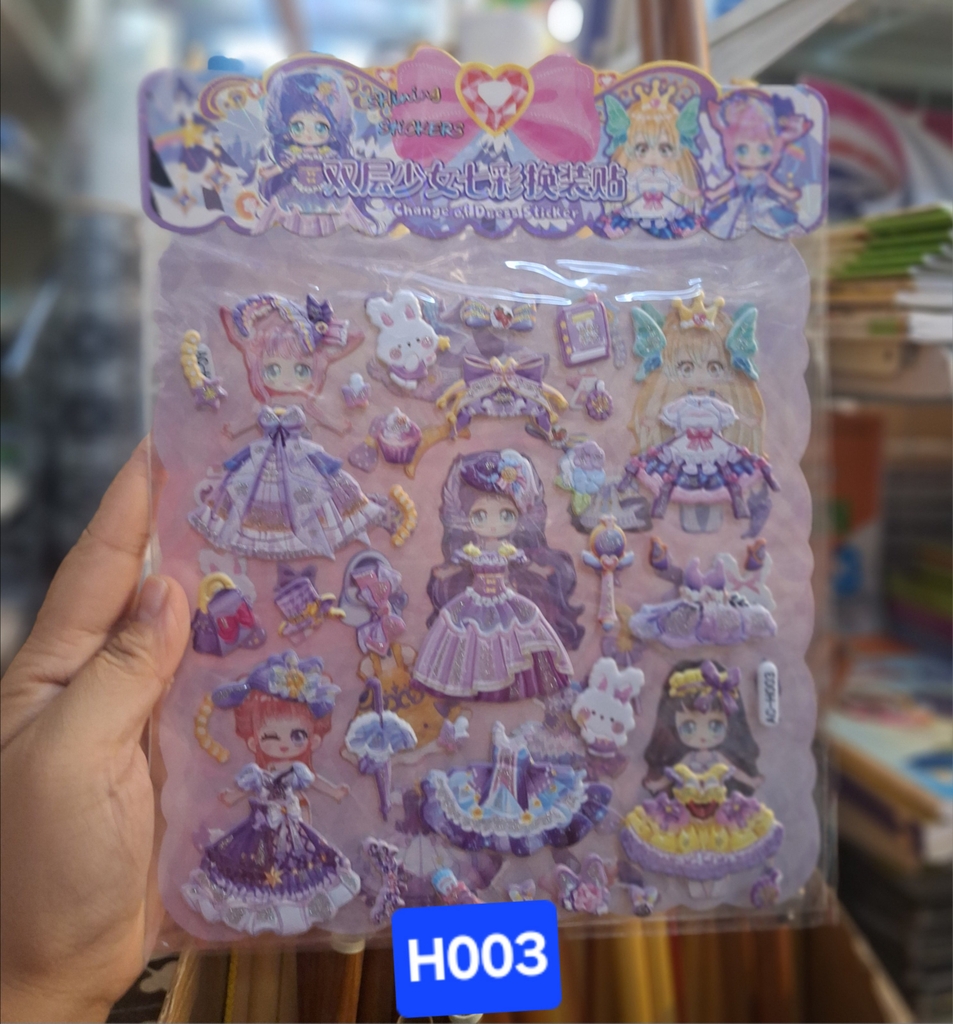 hình Sticker nổi  AC