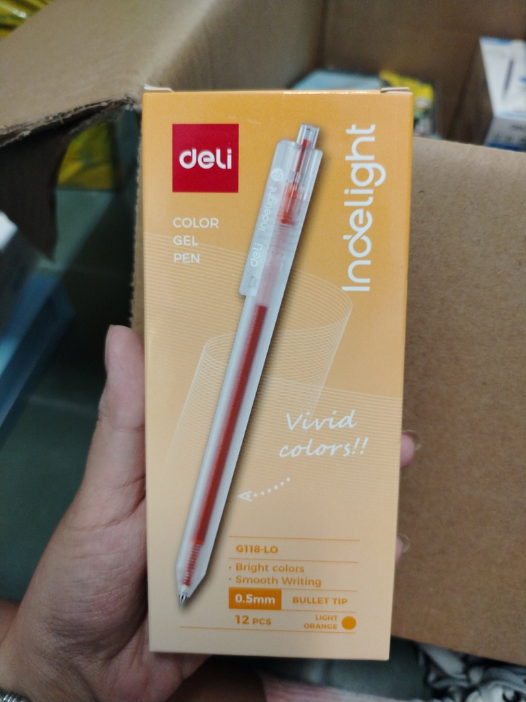 Bút gel deli G118 0.5mm