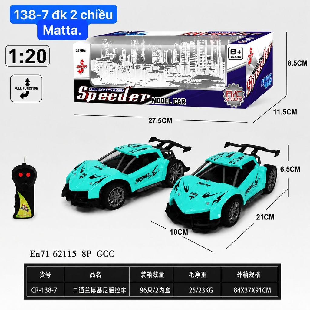 Xe điều khiển CR-138-7