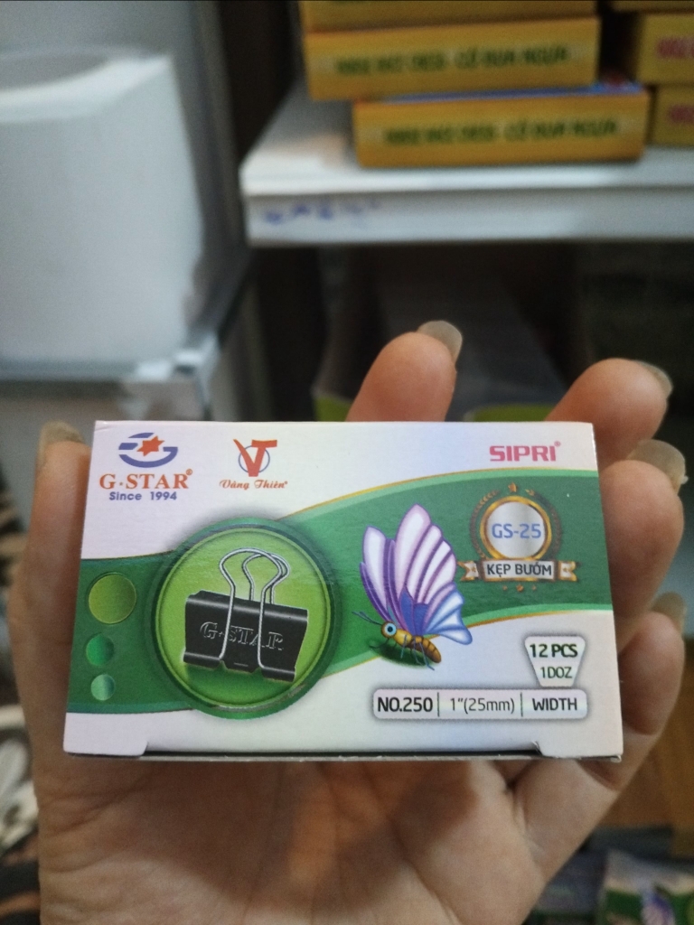 Kẹp bướm đen gstar