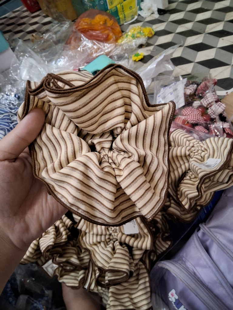 Dây cột tóc vải