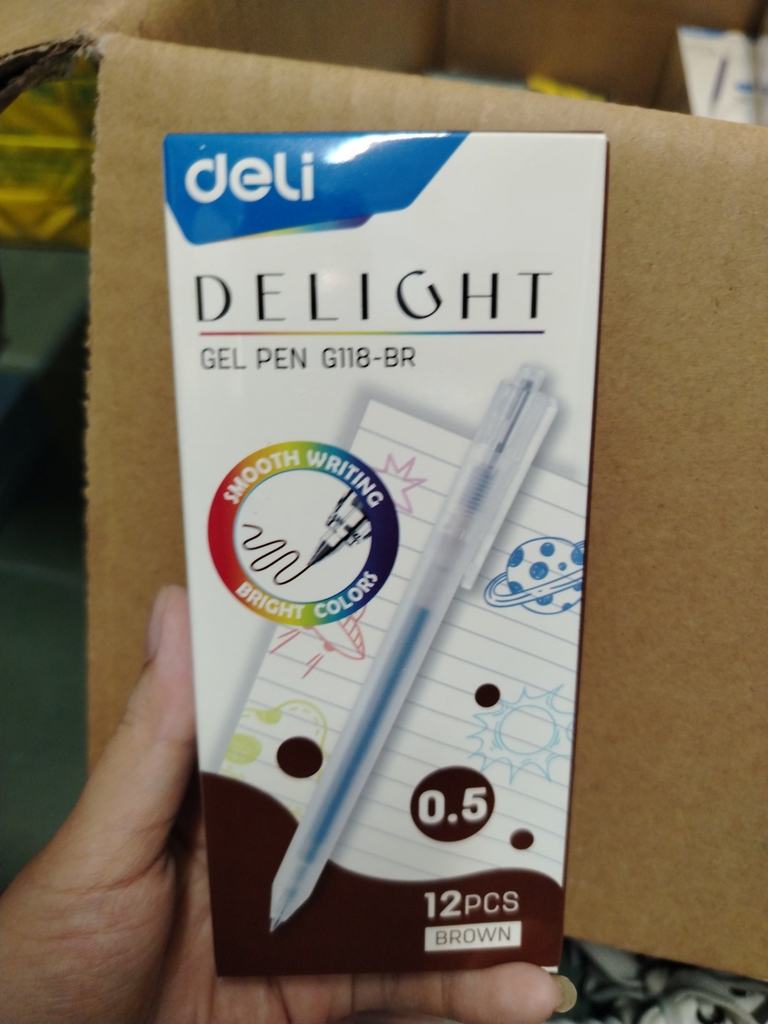 Bút gel deli G118 0.5mm
