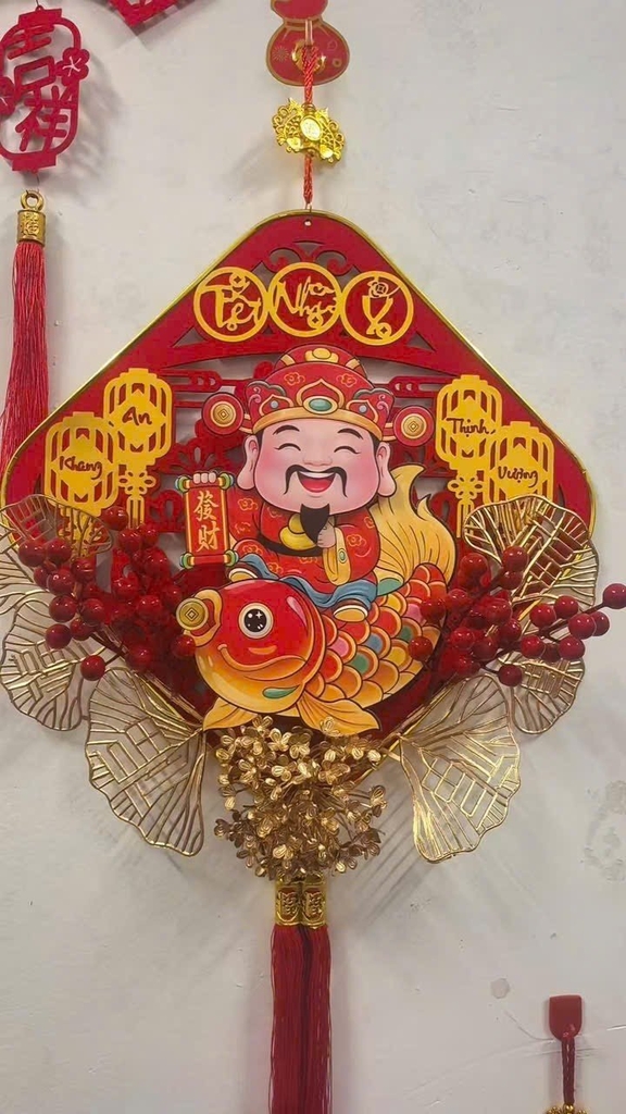 Thần tài trang trí tết