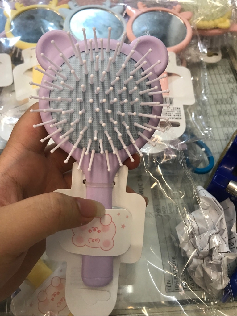 Lược kiểu kèm gương