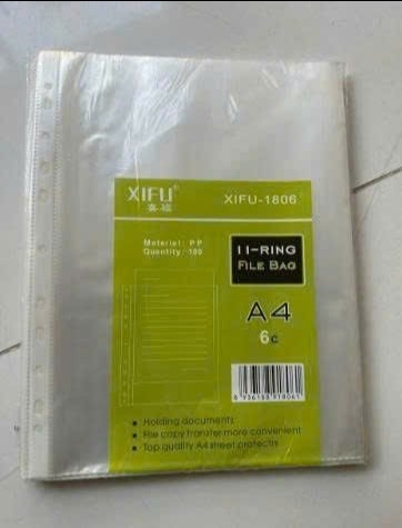 Bìa lỗ sơ mi A4 Xifu