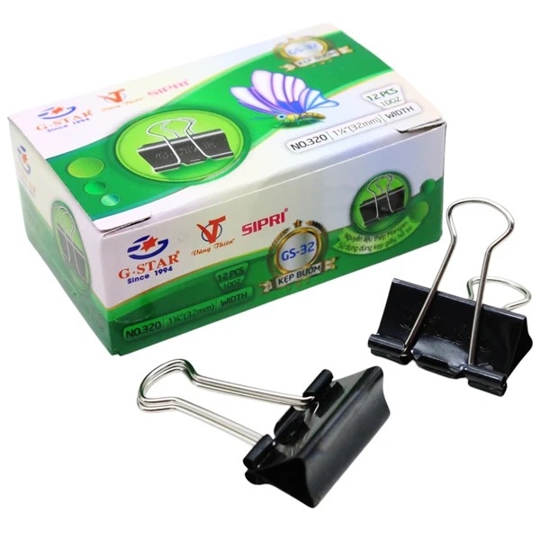 Kẹp bướm đen gstar