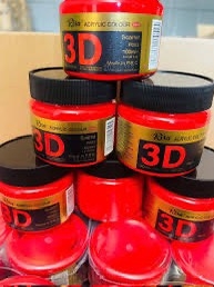 Màu hũ acrylic 3D
