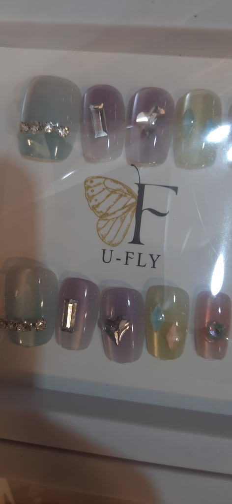 Móng tay giả nail đính đá U-FLY
