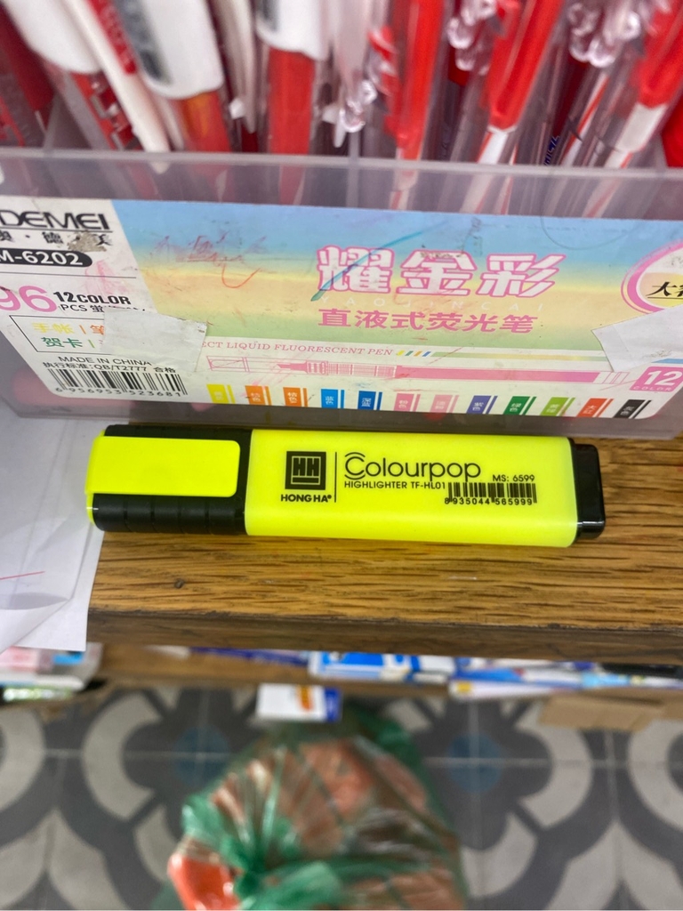 Bút dạ quang Hồng Hà 6599