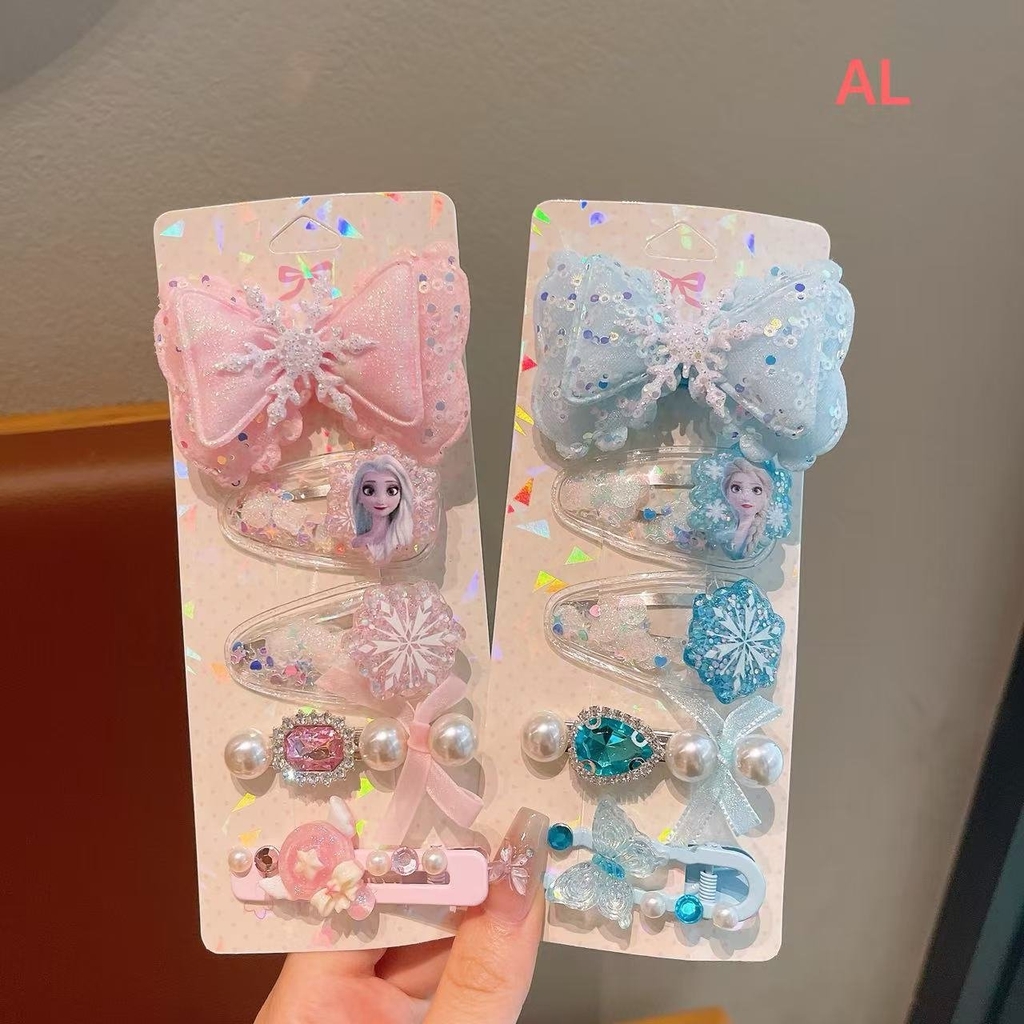 Set kẹp tóc vải baby